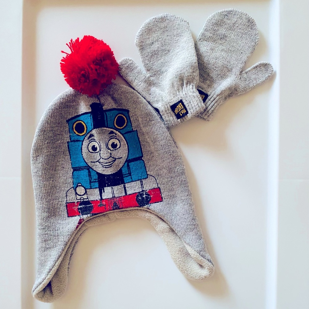 THOMAS & FRIENDS | WINTER HAT & MITTENS |TODDLER 2T-5T